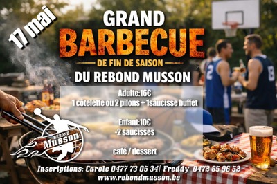 Grand barbecue de fin de saison
