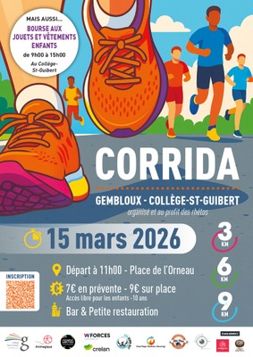Image de l'événement Corrida des Rhétos - Collège Saint-Guibert - Beuzet