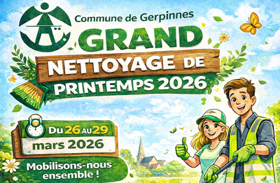 Image de l'événement Grand nettoyage de printemps 2026 - Gerpinnes