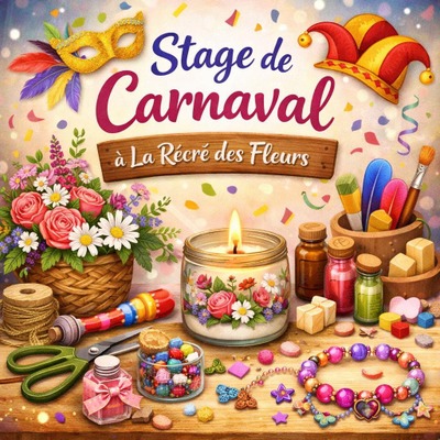 Image de l'événement Stage de Carnaval à La récré des fleurs