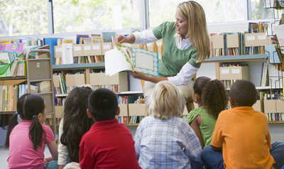Heure des histoires à la bibliothèque de Braives