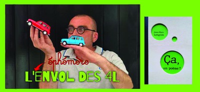 Image de l'événement Exposition "L'envol éphémère des 4L" de Jean-Marc LONGTON à la bibliothèque de Blegny - Blegny