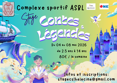 Image de l'événement Stage "Contes et légendes" du 04 au 08 mai 2026 - Helecine