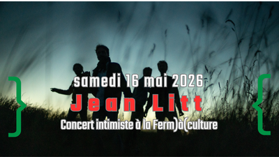 Image de l'événement Jean Litt en concert intimiste - Bossière