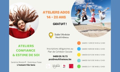 Atelier Confiance et estime de soi - ados (14-20 ans)