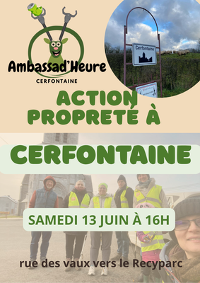 Action propreté à Cerfontaine