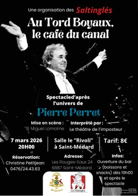 Image de l'événement Spectacle : Au Tord Boyaux, le café du canal