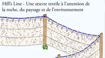 Exposition en plein air d'une œuvre textile monumentale