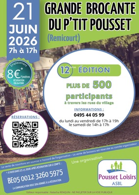 Grande brocante du P'tit Pousset