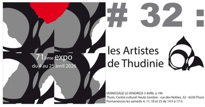 Image de l'événement Expo#32 : 71ème Expo des Artistes de Thudinie - Thuin