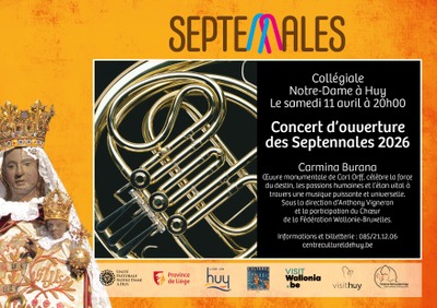 Image de l'événement SEPTENNALES 2026 - Concert d'ouverture - Carmina Burana - Collégiale - Huy