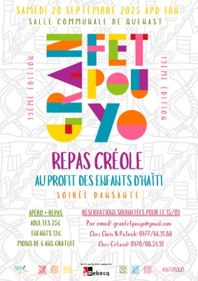 Image de l'événement GRAN FET POU YO - Rebecq