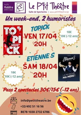 Image de l'événement Un week-end, deux humoristes