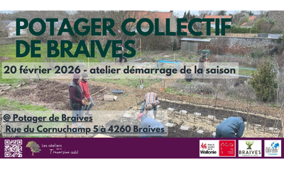 Image de l'événement Ouverture de saison au jardin collectif de Braives