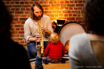 Image de l'événement Zakoustics #3 : Saxophone soprano & percussion - Tubize