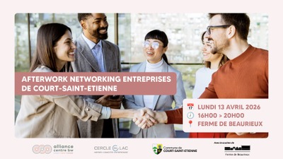 Image de l'événement Afterwork Networking entreprises de Court-Saint-Etienne - Court-Saint-Etienne