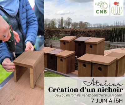 Atelier: création d'un nichoir