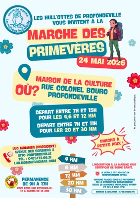 Annule - Marche des Primevères de Hull'ottes - ANNULE