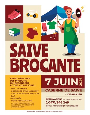 Brocante à Saive