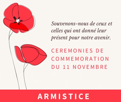 Commémoration de l’Armistice