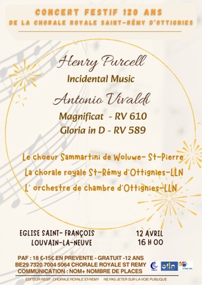 Image de l'événement Un concert festif pour célébrer 120 ans de musique et de convivialité ! - Louvain-La-Neuve