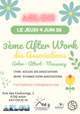 3ème Afterwork des Associations Arlon - Messancy - Attert