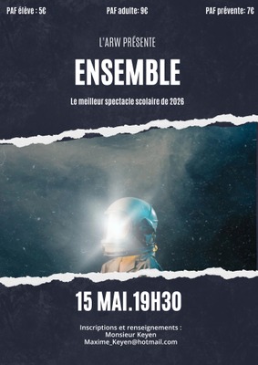 Image de l'événement "Ensemble" Spectacle scolaire - Waremme