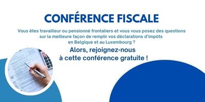 Image de l'événement Conférence fiscale pour les frontaliers belgo-luxembourgeois - Musson
