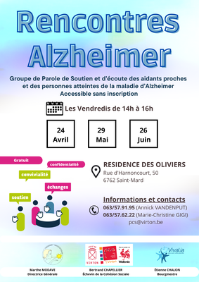 Image de l'événement Rencontre Alzheimer - Saint-Mard