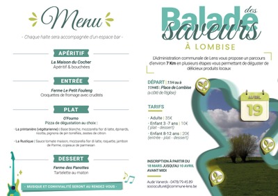 Image de l'événement Balade des saveurs à Lombise - Lombise