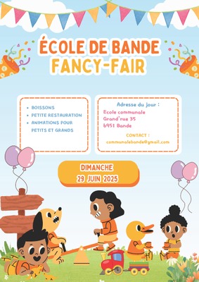 Image de l'événement Fancy-fair de l'école communale de Bande - Bande