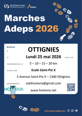 Image de l'événement Marche Adeps (Ottignies-Genappe) - Ottignies