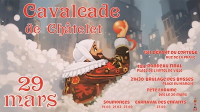 Image de l'événement Cavalcade de Châtelet - Châtelet