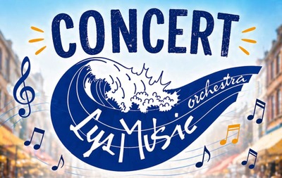 Concert du Lys Music Orchestra durant la braderie de Comines