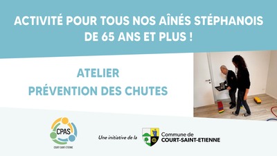 Image de l'événement Atelier  « Prévention des chutes » - Court-Saint-Etienne