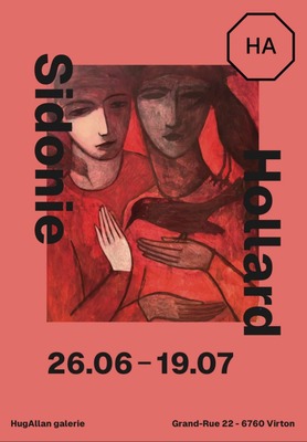 EXPO DES OEUVRES DE Sidonie Hollard à la galerie HugAllan dans la Grand-rue à Virton.