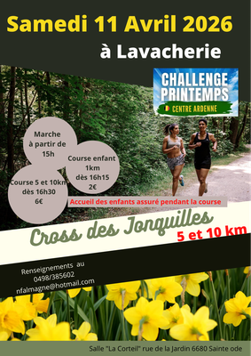 Image de l'événement Cross des Jonquilles - Sainte-Ode