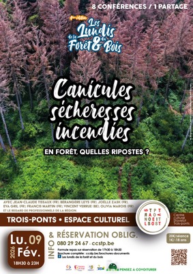 Image de l'événement Canicules, sécheresses, incendies, en forêt, quelles ripostes ?