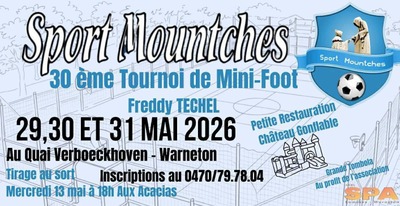 30ème tournoi de mini-foot Sports Mountches
