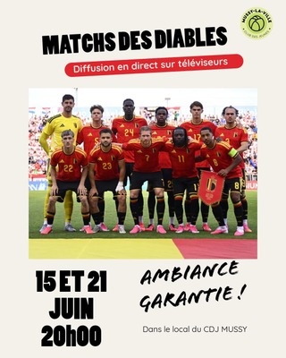 Les Diables Rouges s’invitent au CDJ ! 🇧🇪⚽️