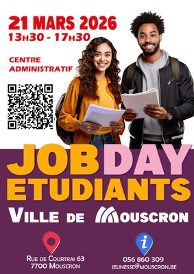Image de l'événement Le Jobday revient pour sa deuxième édition - Mouscron