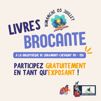 Brocante de livres.