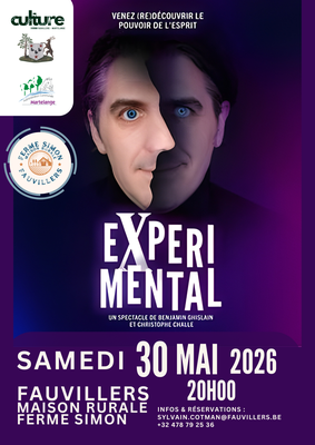 Expérimental - Benjamin Ghislain, mentaliste (Culture Fauvillers-Martelange)