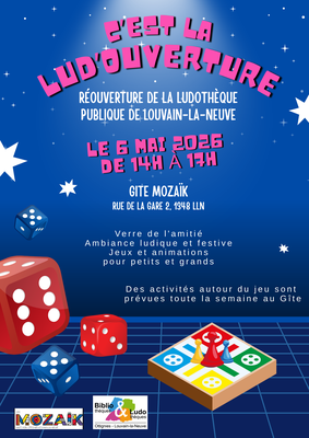 Image de l'événement C'est la lud'ouverture ! - Louvain-La-Neuve