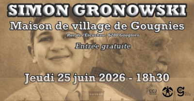 Conférence Simon Gronowski