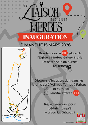 Image de l'événement Inauguration de La Liaison des deux Merbes à vélo - Merbes-Sainte-Marie