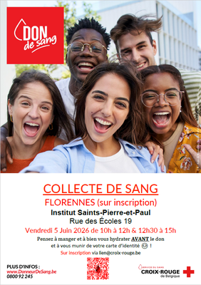 Journée du don de sang du vendredi 5 juin.