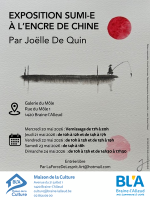 exposition sumi-e  à l’encre de Chine