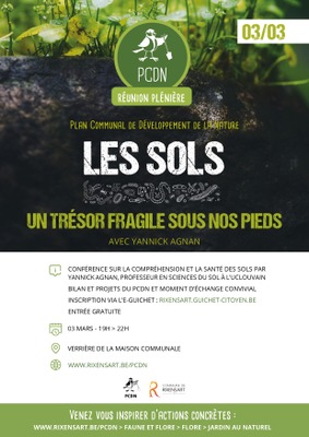 Image de l'événement Assemblée plénière du PCDN : une soirée dédiée aux sols vivants, ...