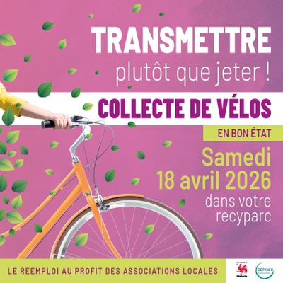 Image de l'événement Collecte de vélo au Recyparc - Fauvillers